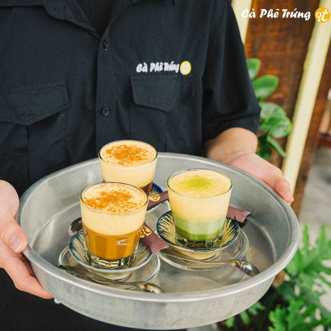 Vintage vibes and canal-side views make 3T a relaxing stop for lovers of creamy egg coffee and classic Vietnamese decor